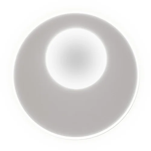 Светильник потолочный LED с пультом Kitesurf 6456 Mantra белый 1 лампа, основание белое в стиле хай-тек современный с пультом фото 2