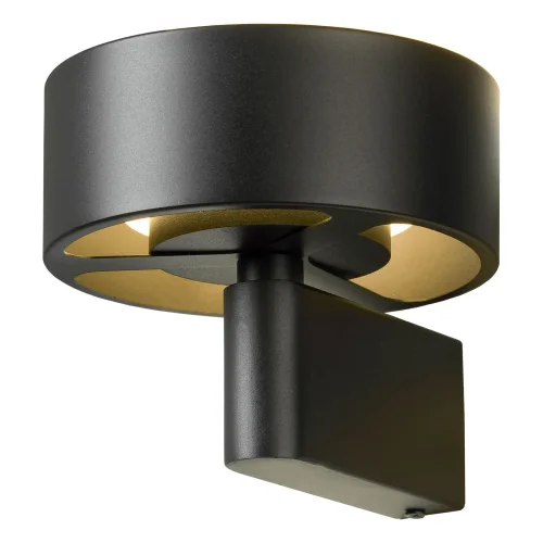 Бра LED Lewisville LSP-7104 Lussole чёрный на 1 лампа, основание чёрное в стиле современный хай-тек 