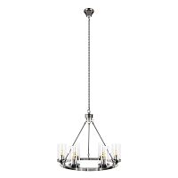 Люстра подвесная Candlelight 10437/570 LOFT IT прозрачная на 6 ламп, основание никель в стиле современный кантри замковый 