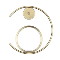 Бра LED Goldie 5689/7WL Lumion золотой 1 лампа, основание золотое в стиле современный кольца