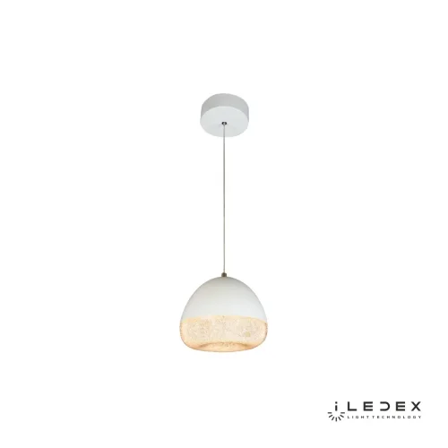 Светильник подвесной LED Flake WLD8885-1 WH iLedex белый 1 лампа, основание белое в стиле современный хай-тек 
