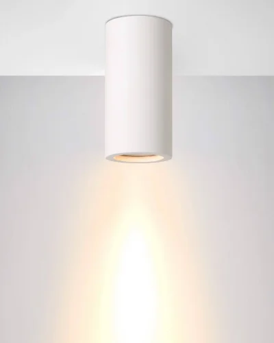 Светильник накладной GIPSY 35100/14/31 Lucide белый 1 лампа, основание белое в стиле современный круглый фото 2