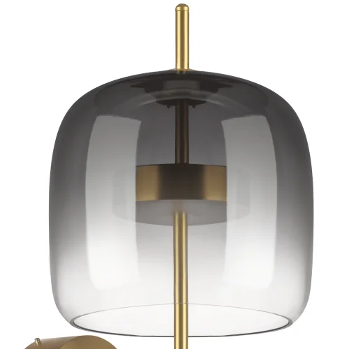 Бра LED Cupola 804618 Lightstar чёрный серый на 1 лампа, основание золотое в стиле арт-деко  фото 5