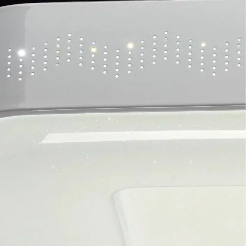 Люстра потолочная LED Ривз 674012101 MW-Light белая на 1 лампа, основание белое в стиле хай-тек  фото 4