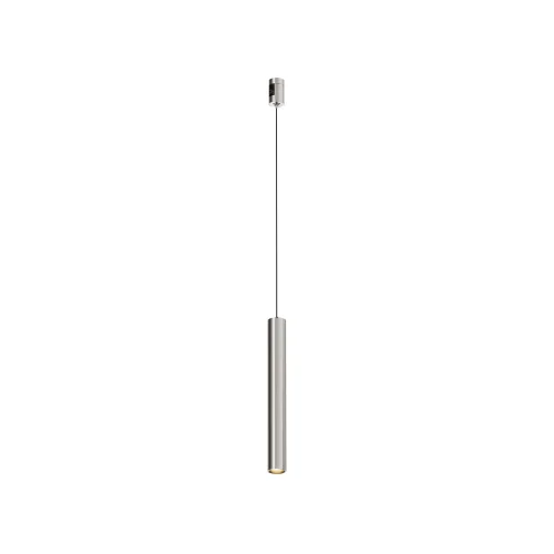 Трековый подвесой светильник Focus Led Flarity 3000K 5Вт 60° TR155-1-5W3K-PT Maytoni никель для шинопроводов серии Magnetic trаck system Flarity никель