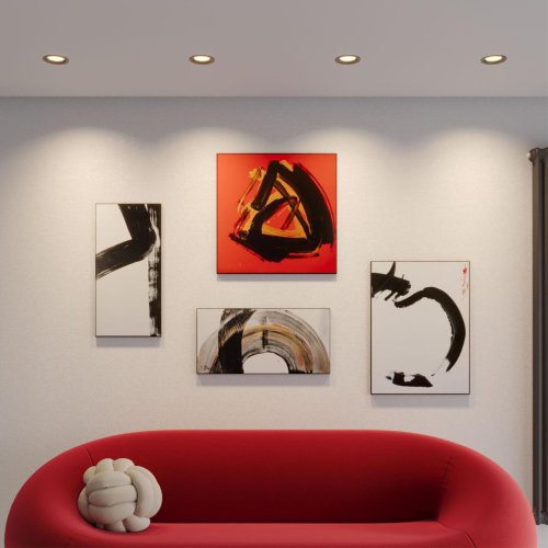 Светильник точечный LED Fluo 359843 Novotech чёрный на 1 лампу, основание чёрное в стиле хай-тек круглый фото 3