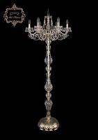 Торшер 13.26.6.200.h-160.Gd.B Bohemia Art Classic  прозрачный 6 ламп, основание золотое в стиле классический
