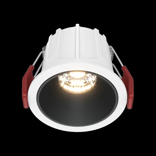 Светильник точечный Alfa LED DL043-01-10W3K-RD-WB Maytoni белый чёрный на 1 лампу, основание чёрное белое в стиле современный фото 13