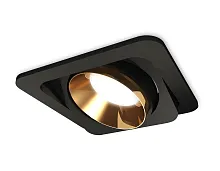 Светильник точечный Techno Spot XC XC7659024 Ambrella light чёрный 1 лампа, основание чёрное в стиле современный хай-тек квадратный