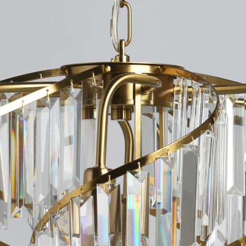 Люстра подвесная Аделард 642016906 MW-Light прозрачная на 6 ламп, основание хром в стиле классический  фото 10
