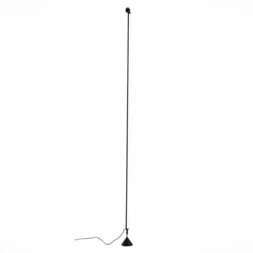 Торшер LED ST902.405.21 ST-Luce чёрный на 1 лампу, основание чёрное в стиле хай-тек 