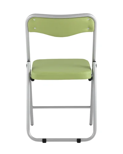 Складной стул Джонни экокожа салатовый каркас металлик УТ000035367 Stool Group, зелёный/экокожа, ножки/металл/серый, размеры - ****450*495 фото 5