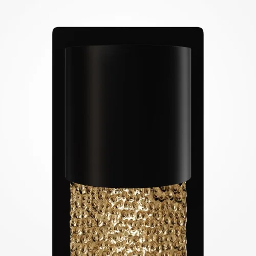 Бра LED Golthic MOD474WL-L30B3K Maytoni латунь чёрный на 1 лампу, основание латунь чёрное в стиле современный панно фото 6