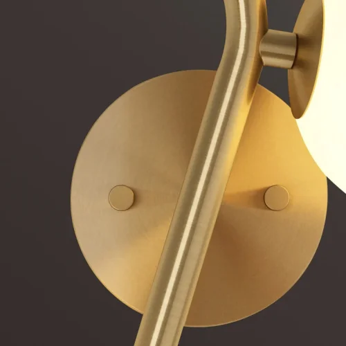 Настенный светильник MATHIA WALL 208290-23 ImperiumLoft белый на 2 лампы, основание латунь в стиле современный фото 10 Настенный светильник MATHIA WALL 208290-23 ImperiumLoft белый на 2 лампы, основание латунь в стиле современный фото 10