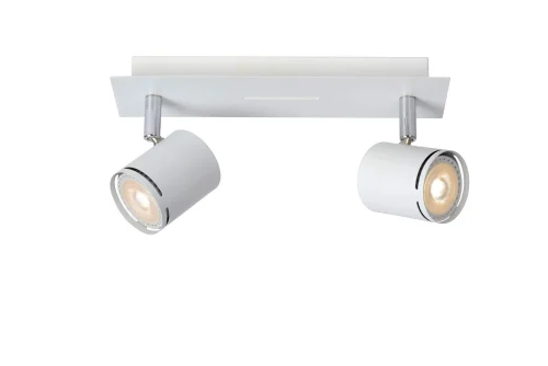 Спот С 2 лампами LED RILOU 26994/10/31 Lucide белый GU10 в стиле современный 