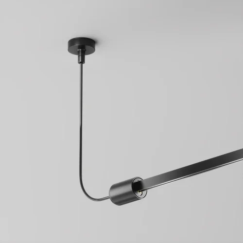 Ввод питания боковой Magnetic trаck system Flarity TRA154C-SB1-B Maytoni чёрный в стиле для светильников серии Magnetic trаck system Flarity flarity магнитная фото 5