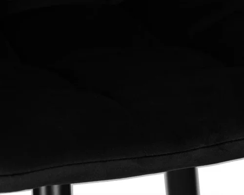 Стул барный  8078-LML NICOLE, цвет сиденья черный велюр (108-77), черные матовые ножки Dobrin, чёрный/велюр, ножки/металл/чёрный, размеры - ****430*520 фото 7