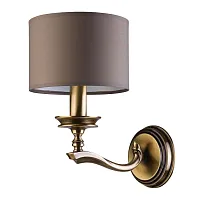 Бра Tivoli TIV-K-1(P) Kutek коричневый серый 1 лампа, основание бронзовое в стиле классический 