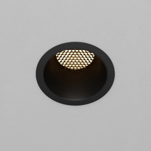 Светильник точечный LED Dip DL118-15W-3K-B Maytoni чёрный на 1 лампу, основание чёрное в стиле современный хай-тек круглый фото 11
