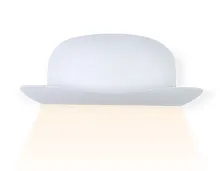 Бра LED Sota FW233 Ambrella light белый на 1 лампу, основание белое в стиле хай-тек современный шляпа