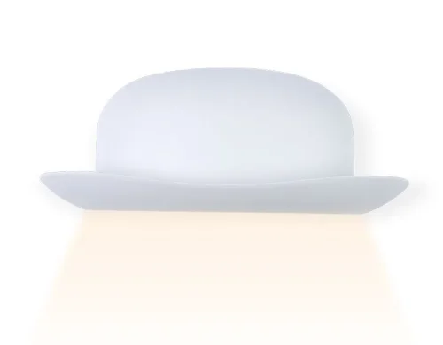 Бра LED Sota FW233 Ambrella light белый на 1 лампу, основание белое в стиле хай-тек современный шляпа