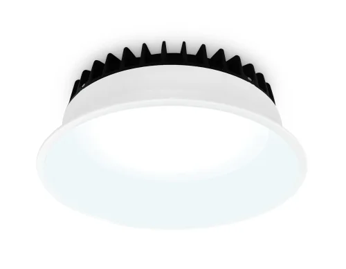 Светильник точечный LED DCR512 Ambrella light белый 1 лампа, основание белое в стиле современный хай-тек  фото 3