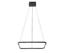 Светильник подвесной LED с пультом Магни 08557-60*60,19 Kink Light чёрный на 1 лампу, основание чёрное в стиле минимализм хай-тек современный квадраты с пультом