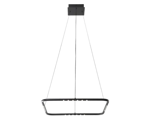 Светильник подвесной LED с пультом Магни 08557-60*60,19 Kink Light чёрный на 1 лампу, основание чёрное в стиле минимализм хай-тек современный квадраты с пультом