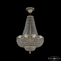 Люстра подвесная 19091/H2/35IV G C1 Bohemia Ivele Crystal прозрачная на 6 ламп, основание золотое в стиле классический sp