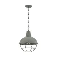 Светильник подвесной лофт Cannington 1 33029 Eglo серый 1 лампа, основание серое в стиле лофт 