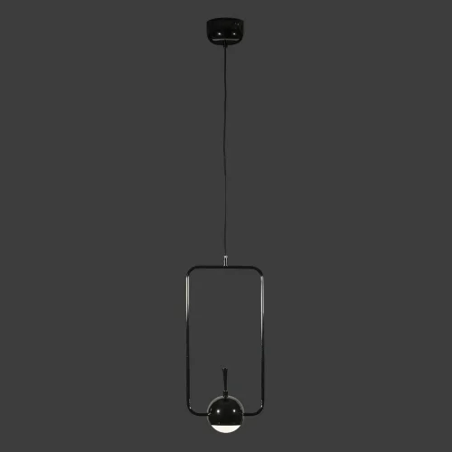 Светильник подвесной LED Nuance 8140-A LOFT IT чёрный 1 лампа, основание чёрное в стиле лофт минимализм  фото 2