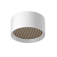 Светильник накладной LED Glare C122CL-L7-4K-W Maytoni белый на 1 лампу, основание белое в стиле современный хай-тек 