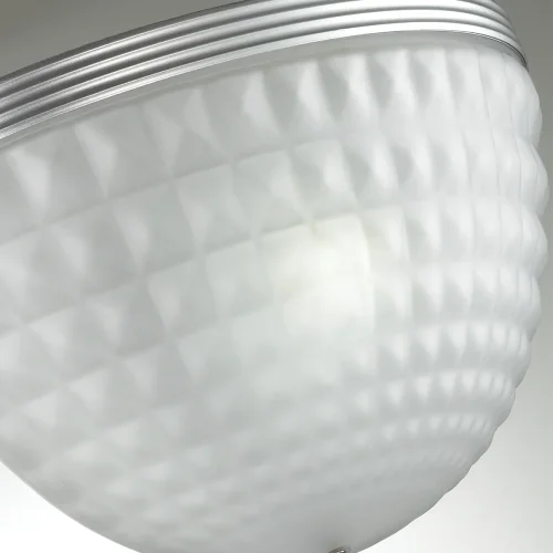 Бра Malaga 4937/1W Odeon Light белый на 1 лампа, основание матовое серебро в стиле классический  фото 4