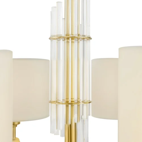 Люстра подвесная Alloro MOD088PL-06BS Maytoni белая на 6 ламп, основание латунь в стиле классика  фото 3