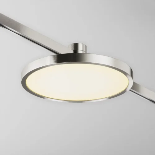 Трековый светильник LED Magnetic trаck system Flarity TR153-1-10W3K-PT Maytoni платина для шинопроводов серии Magnetic trаck system Flarity платина фото 3
