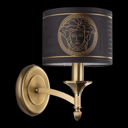 Бра Decor Versace DEC-K-1(P/A)NEW Kutek чёрный на 1 лампа, основание бронзовое в стиле классический  фото 2