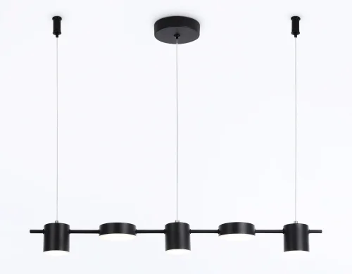 Светильник подвесной LED FL51681 Ambrella light чёрный 1 лампа, основание чёрное в стиле современный хай-тек  фото 5