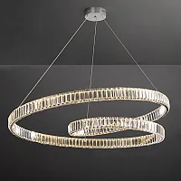 Люстра подвесная BERTOLDA S D100 Chrome 219990-23 ImperiumLoft прозрачная на 1 лампу, основание хром в стиле современный 