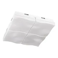 Светильник потолочный LED с пультом 10241/4LED Escada белый на 1 лампу, основание белое в стиле современный квадраты Светильник потолочный LED с пультом 10241/4LED Escada белый на 1 лампу, основание белое в стиле современный квадраты