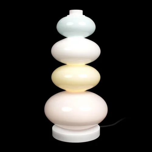 Настольная лампа LED Macaroon 10271T/A LOFT IT разноцветная 1 лампа, основание белое металл в стиле  молекула шар фото 2