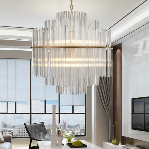 Люстра подвесная NOCTURNE D70 168486-26 ImperiumLoft прозрачная на 6 ламп, основание золотое в стиле современный фото 11 Люстра подвесная NOCTURNE D70 168486-26 ImperiumLoft прозрачная на 6 ламп, основание золотое в стиле современный фото 11