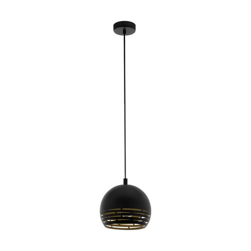 Светильник подвесной Camastra 98071 Eglo чёрный 1 лампа, основание чёрное в стиле современный 