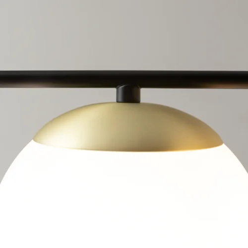 Люстра потолочная Nostalgia MOD048CL-06G Maytoni белая на 6 ламп, основание матовое золото в стиле современный шар фото 6