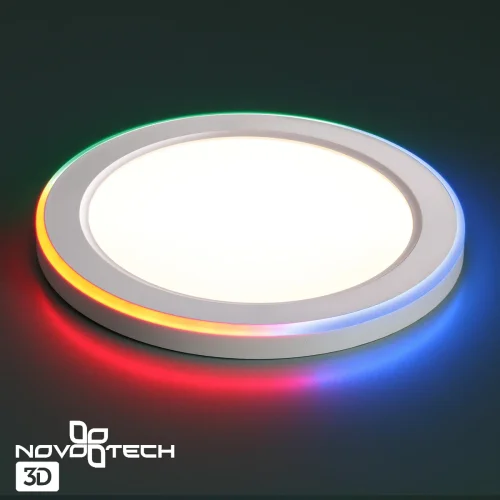 Светильник точечный LED Span 359010 Novotech белый 1 лампа, основание белое в стиле хай-тек  фото 9