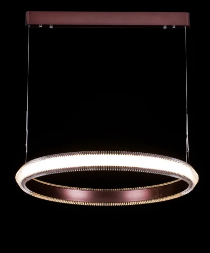 Люстра подвесная MODENA 1922.1 LED Lucia Tucci белая на 1 лампа, основание разноцветное в стиле современный 