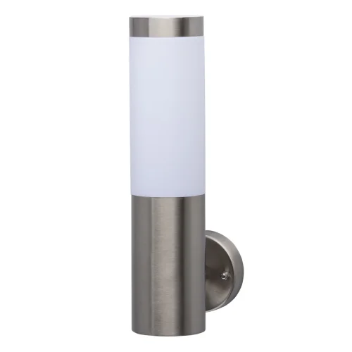 Настенный светильник Плутон 809020401 MW-LIGHT уличный IP44 серый 1 лампа, плафон прозрачный в стиле современный E27