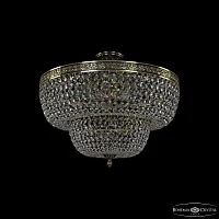 Люстра потолочная 19101/60IV GB C1 Bohemia Ivele Crystal прозрачная на 12 ламп, основание золотое в стиле классика sp