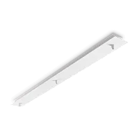 Потолочная чаша крепления ROSONE LINEARE 3 LUCI BIANCO Ideal Lux на 1 , основание белое в стиле 