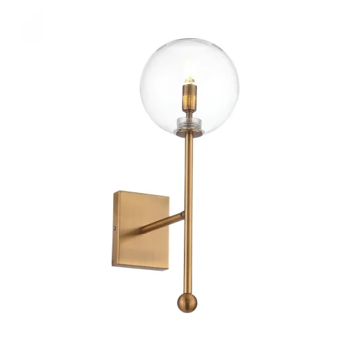 Бра Sandro SL1205.301.01 ST-Luce прозрачный на 1 лампу, основание латунь в стиле современный 