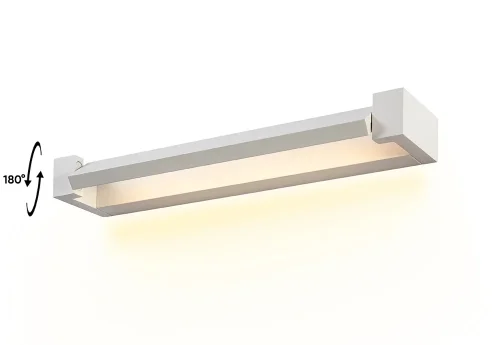 Бра ЛЕД KANTO AP12W LED WH Crystal Lux белый на 1 лампу, основание белое в стиле минимализм 